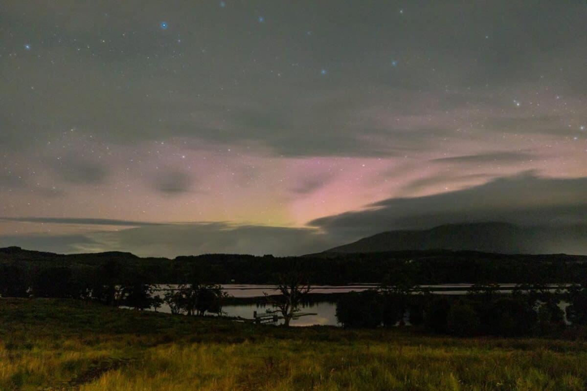 New Build Lodge With Stunning Views Of Loch Awe Hayfield  Exterior foto