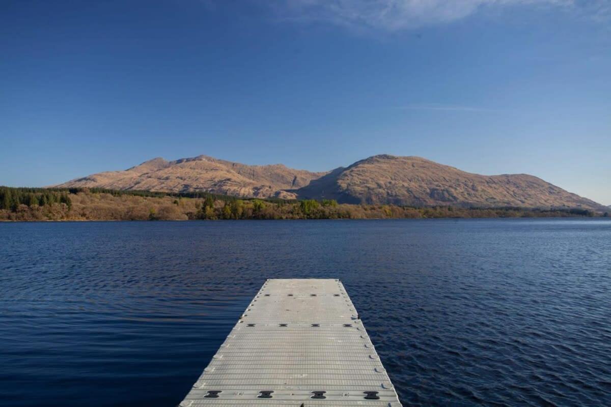 New Build Lodge With Stunning Views Of Loch Awe Hayfield  Exterior foto