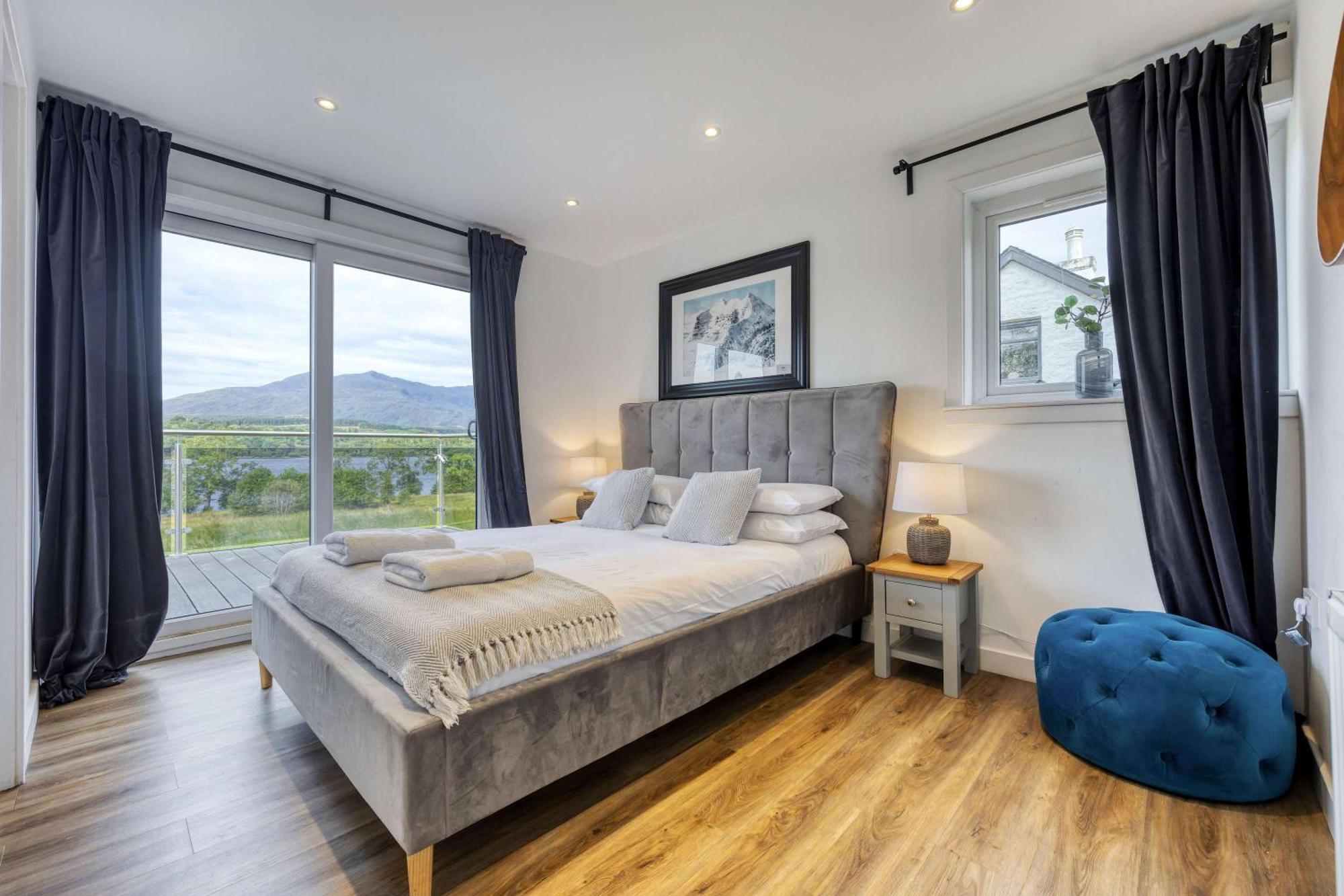New Build Lodge With Stunning Views Of Loch Awe Hayfield  Exterior foto